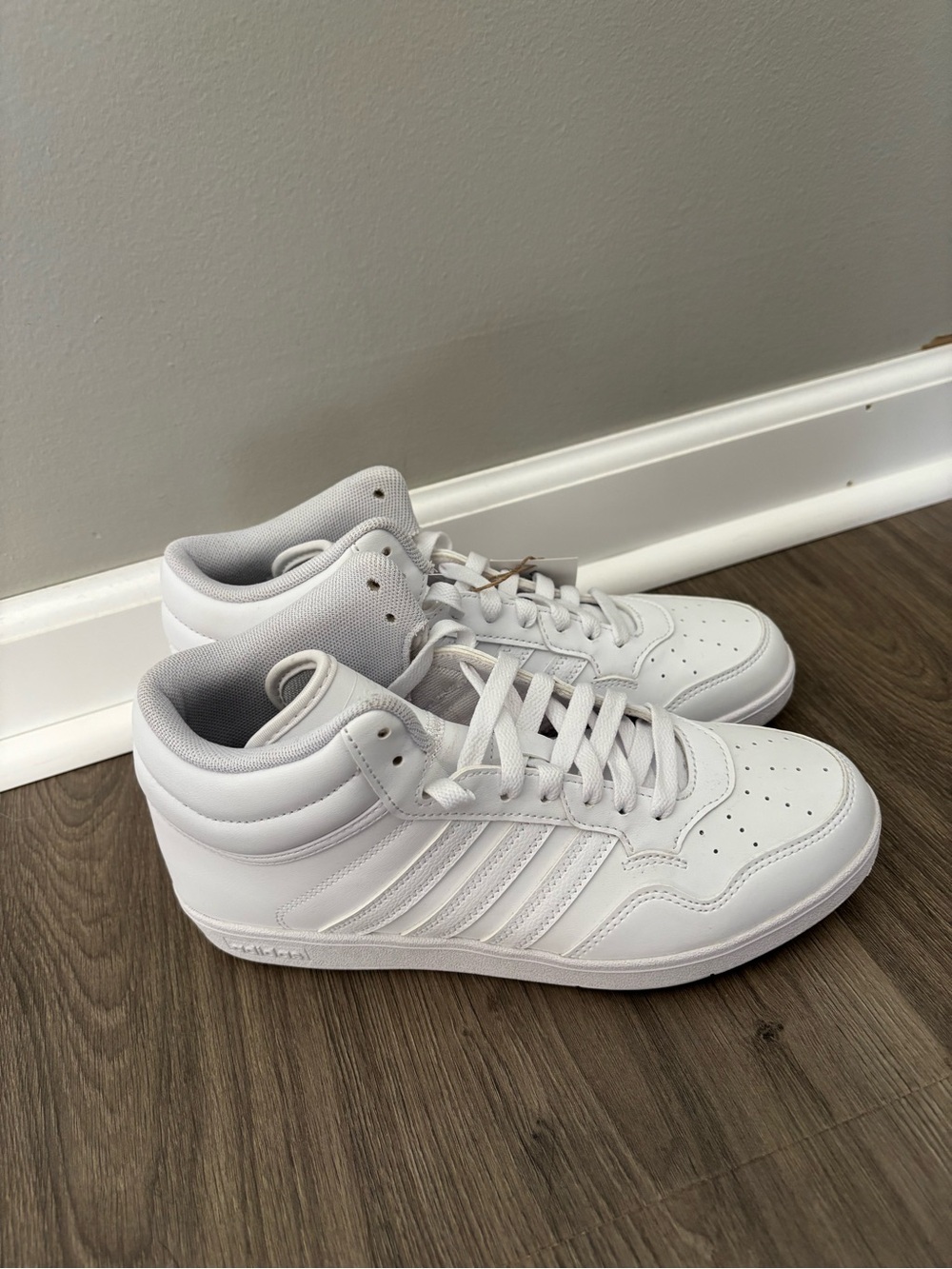 Adidas White High-Top Sneakers